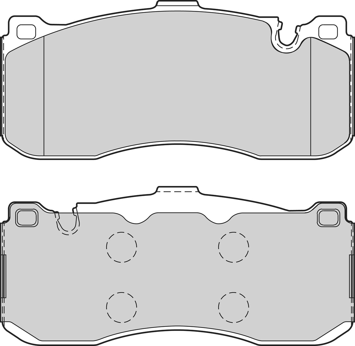 BRAKE PADS FIRST BMW SERIE 1 FR